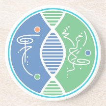 Healing Inner Circle Symbol on Stone Coaster