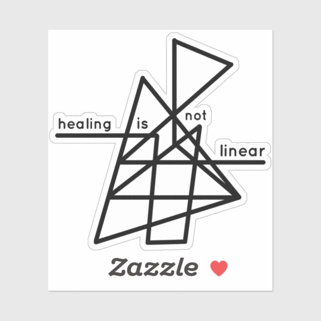 Healing Is Not Linear | Mental Health Awareness (Sheet)