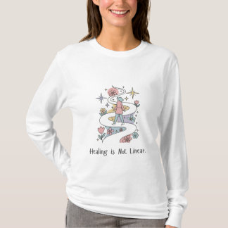 Healing Is Not Linear T-Shirt | Mental Health Awar