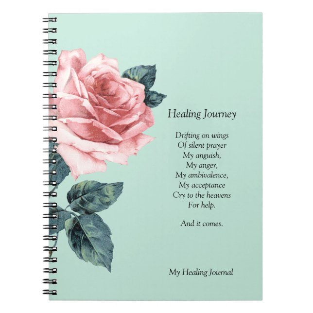 Healing Journey Inspirational Journalling Notebook (Front)