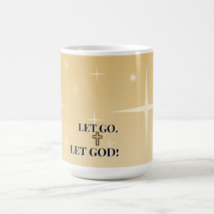 Healing Light Le Go Let God Cross Coffee Mug