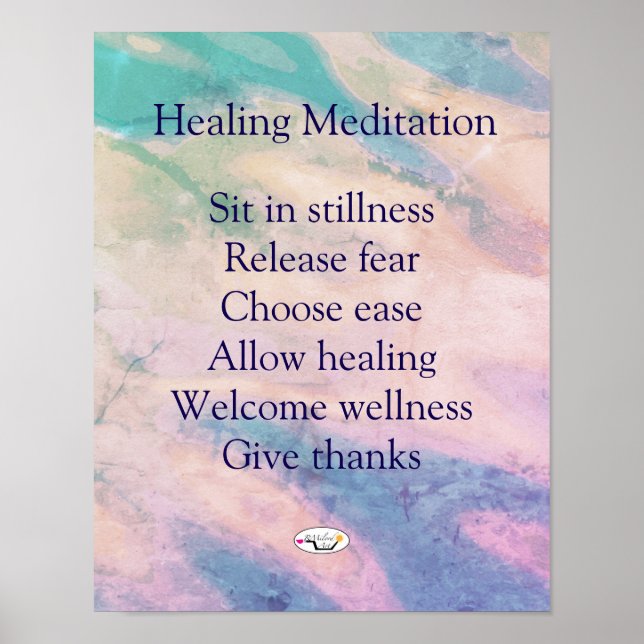 Healing Meditation Print (Front)