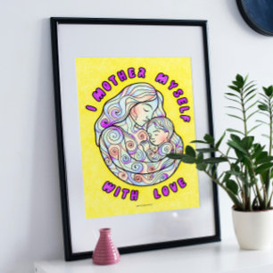 Healing Mother's Day Colouring Poster