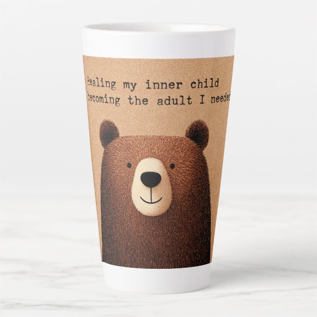 "Healing my inner child"  Latte Mug (Front)