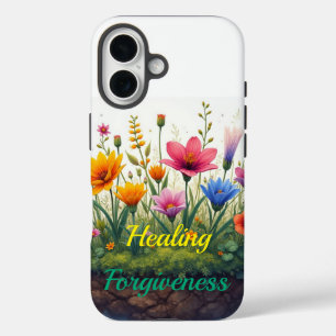 Healing needs forgiveness love faith iPhone 16 case