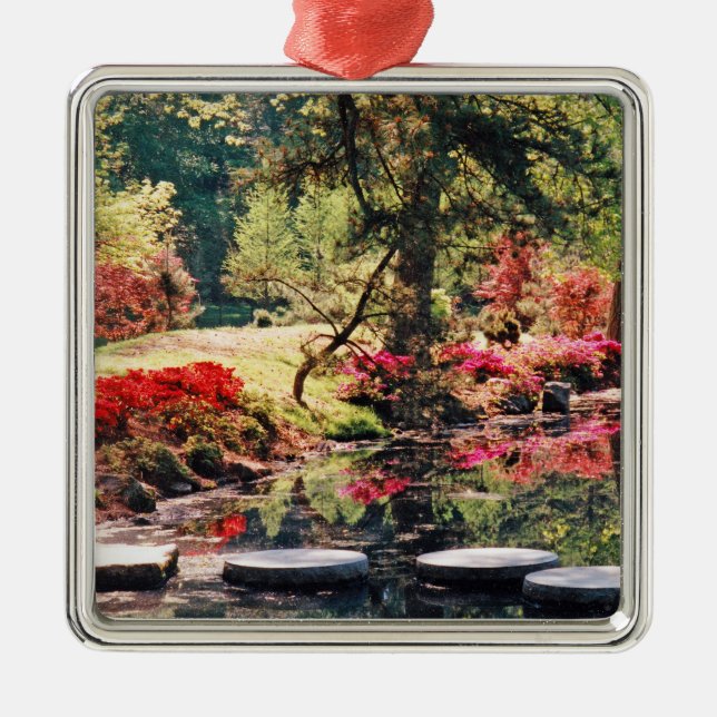 Healing Path Metal Ornament (Front)
