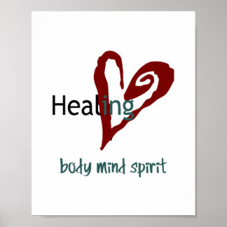 Healing Poster (standard picture frame size)