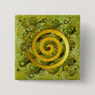 Healing Power 2 Inch Square Button