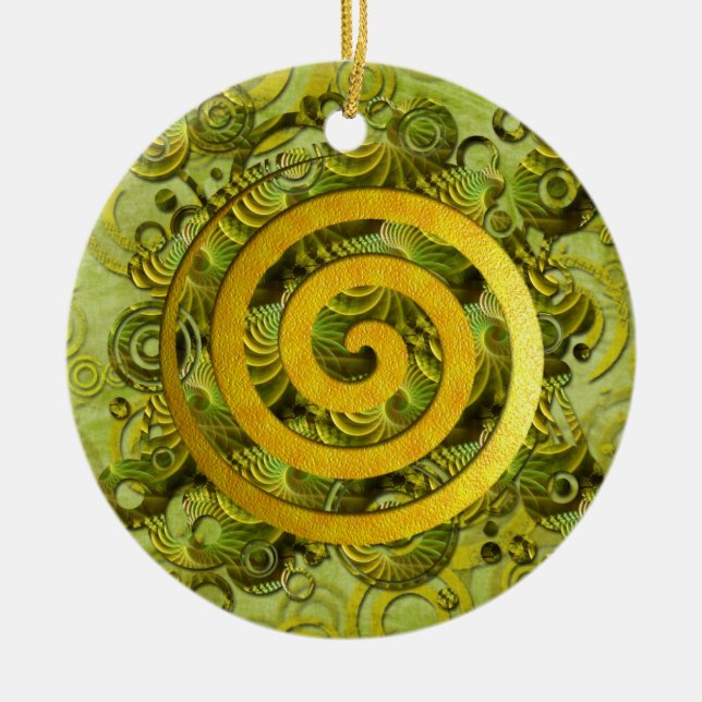 Healing Power Ceramic Ornament (Front)