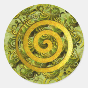 Healing Power Classic Round Sticker