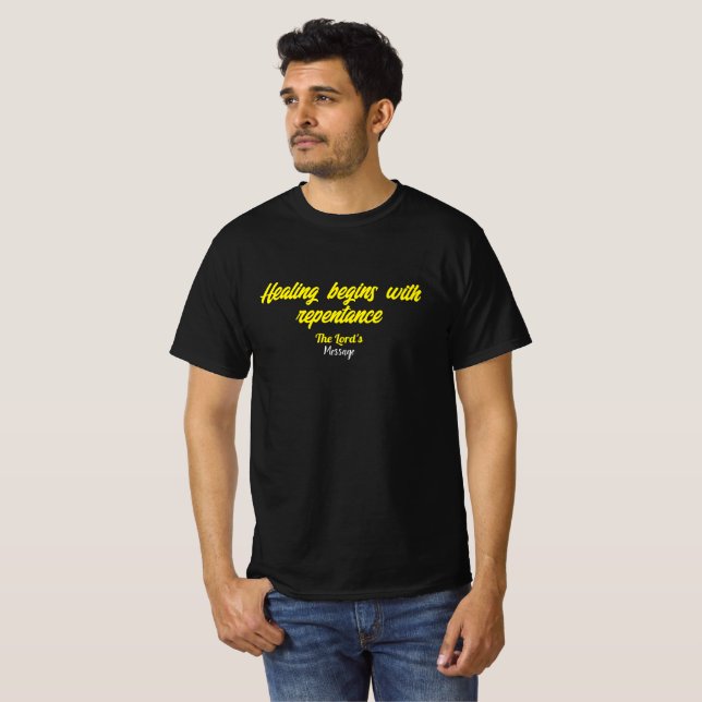 Healing Repentance T-Shirt (Front Full)