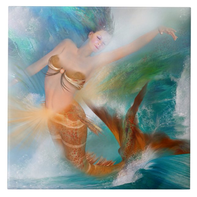 Healing Sacral Goddess Art Tile (Front)