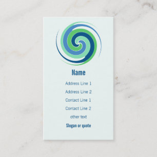 Healing Spiral Business Card