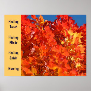 Healing Touch Healing Minds Healing Spirit Nursing Poster