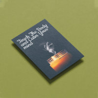 Healing Touch Spa Quote Candle Poster