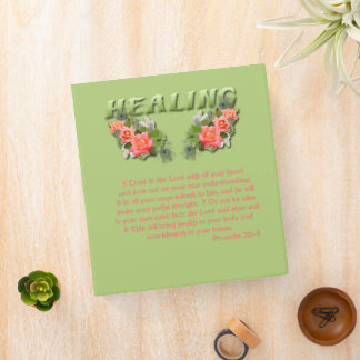 Healing Verse 1" Paper Capacity Binder