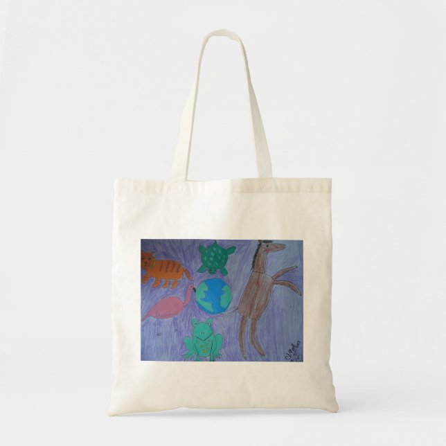 Healing with art tote bag (Front)