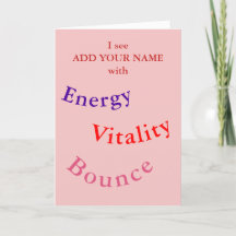 Health affirmations card chronic illness