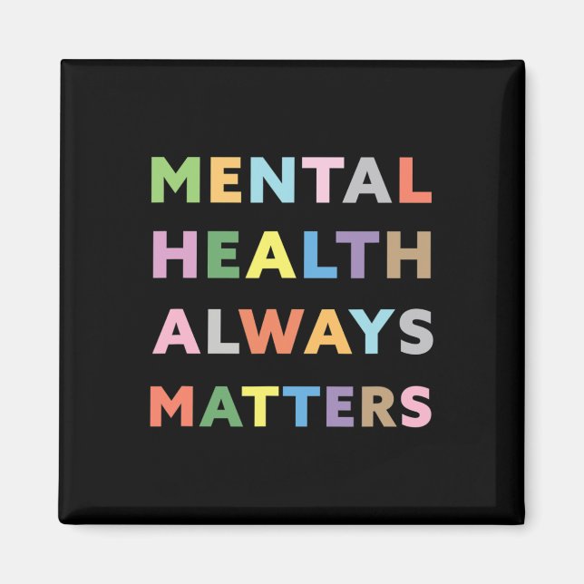 Health Always Problems Awareness Therapy Therapist Magnet (Front)