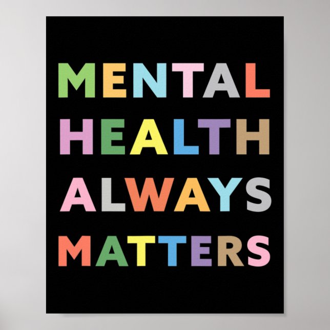Health Always Problems Awareness Therapy Therapist Poster (Front)