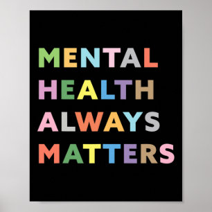 Health Always Problems Therapy Counseling Awarenes Poster