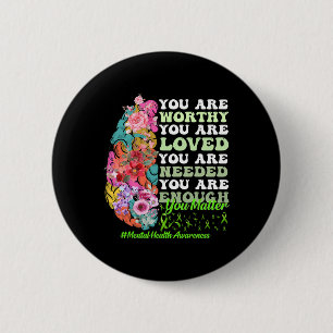 Health Awareness  2 Inch Round Button