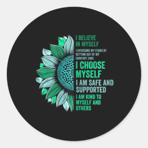 Health Awareness- End The Stigma  Classic Round Sticker