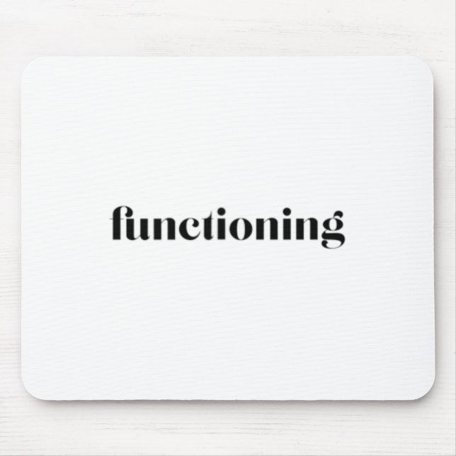 Health Awareness functioning  Mouse Pad (Front)