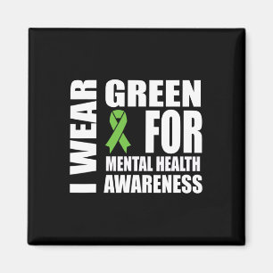 Health Awareness Green Ribbon Support Magnet
