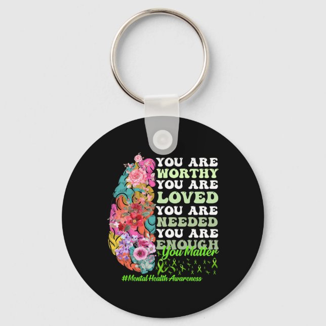 Health Awareness  Keychain (Front)