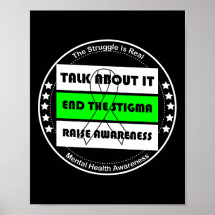 Health Awareness Mental Health Autism Awareness  Poster