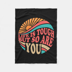 Health Awareness Month Life Is Tough But So Are Yo Fleece Blanket