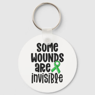 Health Awareness Some Wounds Are Invisible 1  Keychain