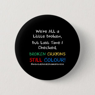Health Awareness Suicide Prevention Gift 2 Inch Round Button