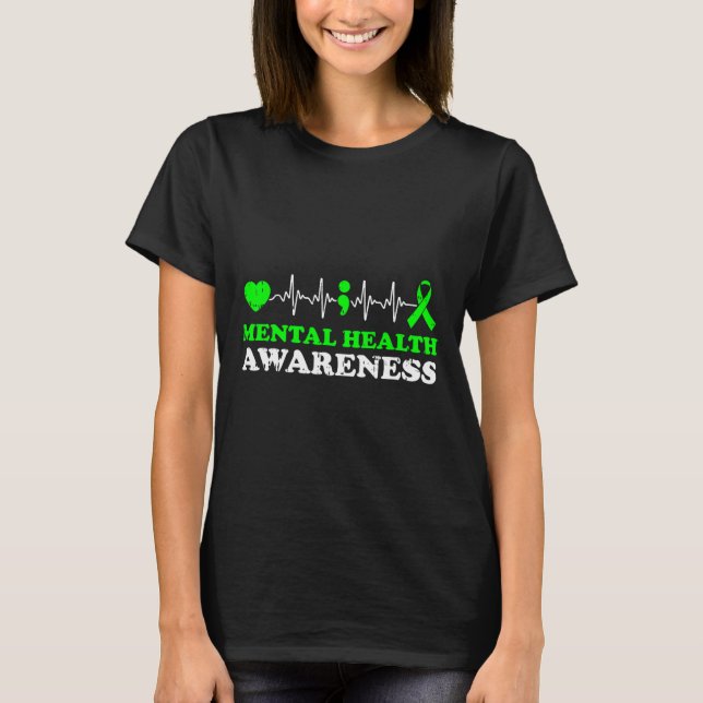 Health Awareness Warrior Counsellor Therapist 1  T-Shirt (Front)