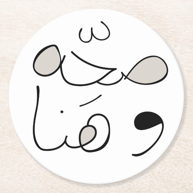 Health & Bliss Coaster - Round (Front)