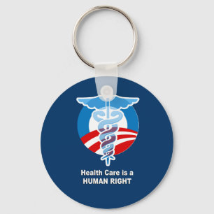 Health Care is a human right Keychain