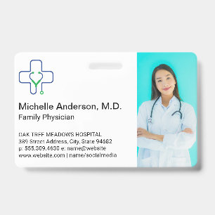 Health Care Worker   Medical Doctor Template Badge