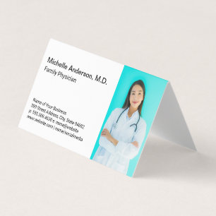 Health Care Worker Medical Doctor Template Business Card