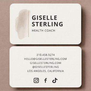 Health Coach Business Card