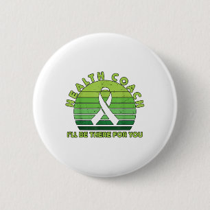 Health Coach Counsellors Suicide Mental Health Awa 2 Inch Round Button
