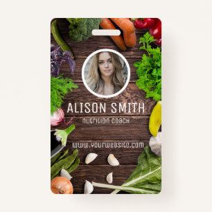 Health coach, nutritionist badge