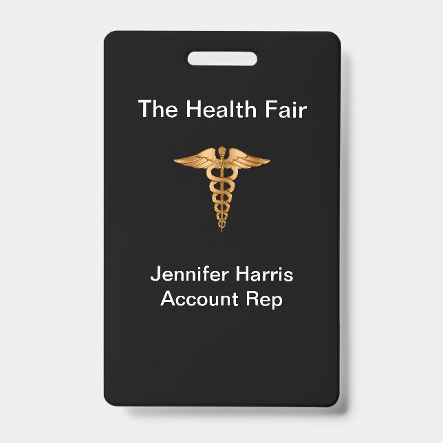 Health Fair Event Badges (Front)