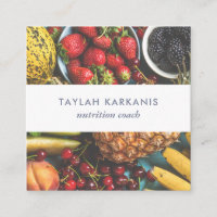 Health Field Fresh Colourful Fruit Square