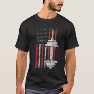 Health Fitness   Gym Workout Motivation   American T-Shirt