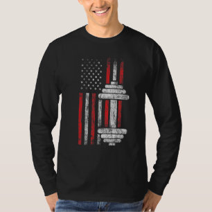 Health Fitness Gym Workout Motivation American T-Shirt