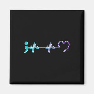 Health Illness Heartbeat Suicide Prevention Magnet