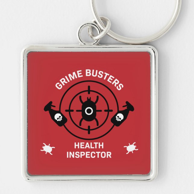 Health Inspector Keychain (Front)
