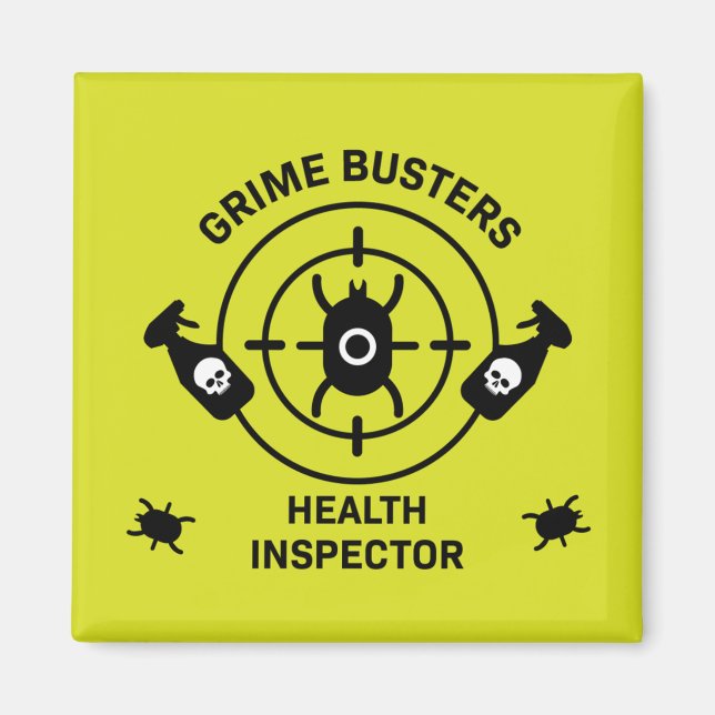 Health Inspector Magnet (Front)