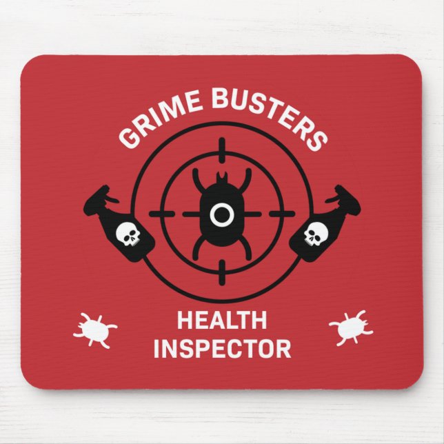 Health Inspector Mouse Pad (Front)